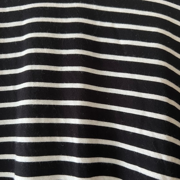 Aeropostale Women’s Seriously Soft Black & White Striped Long Sleeve T-shirt - Picture 3 of 7